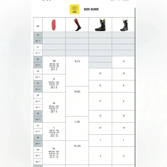Ski boot liner Sidas insoles - Picture 12 of 12